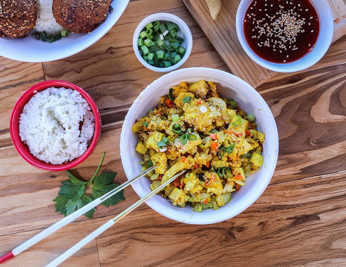 Vegetable Fried Rice | High Carb Hannah