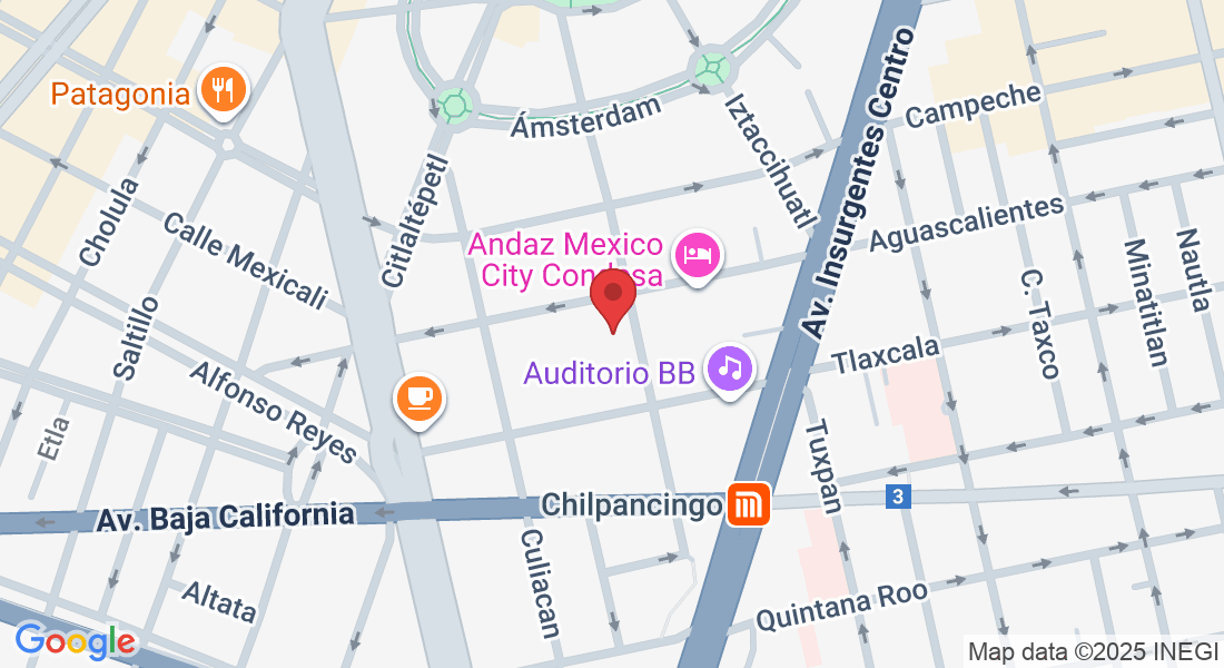 C. Chilpancingo 51-interior 501, Hipódromo, Cuauhtémoc, 06100 Ciudad de México, CDMX, México