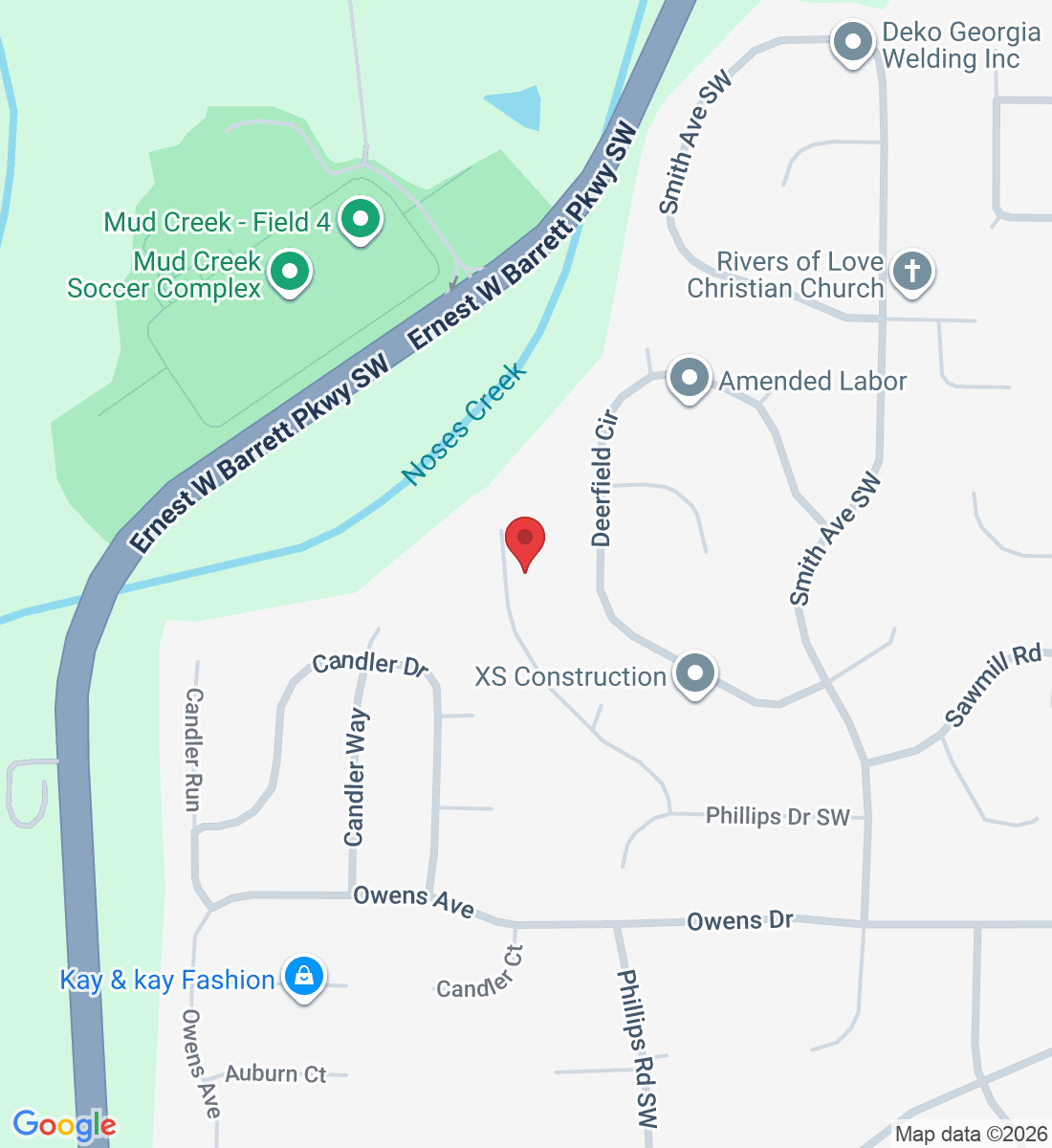 2663 Holmes Mill Pl SW, Marietta, GA 30064, USA