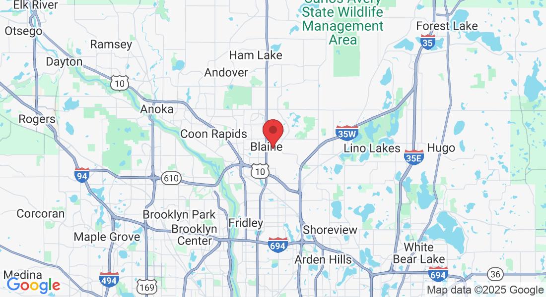 1700 105th Ave NE, Blaine, MN 55449, USA