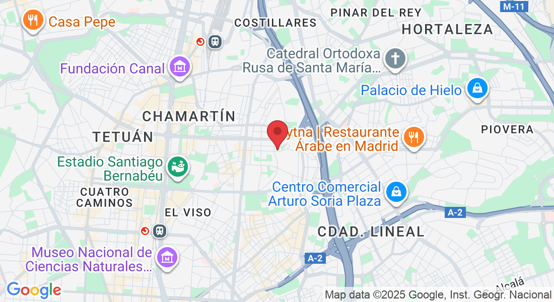 C. de Colombia, 45, Chamartín, 28016 Madrid, España