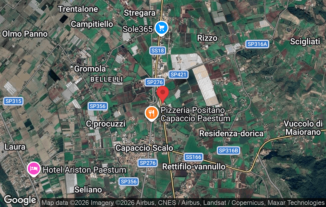 SS 18 Tirrena Inferiore, Km 90/700, 84047 Capaccio Paestum SA, Italia