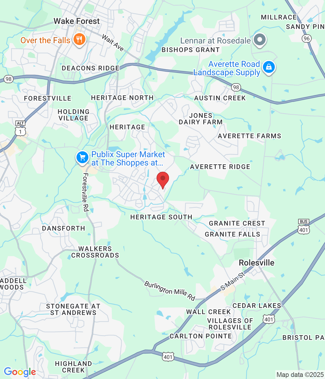 4229 Sunset Falls Dr, Wake Forest, NC 27587, USA