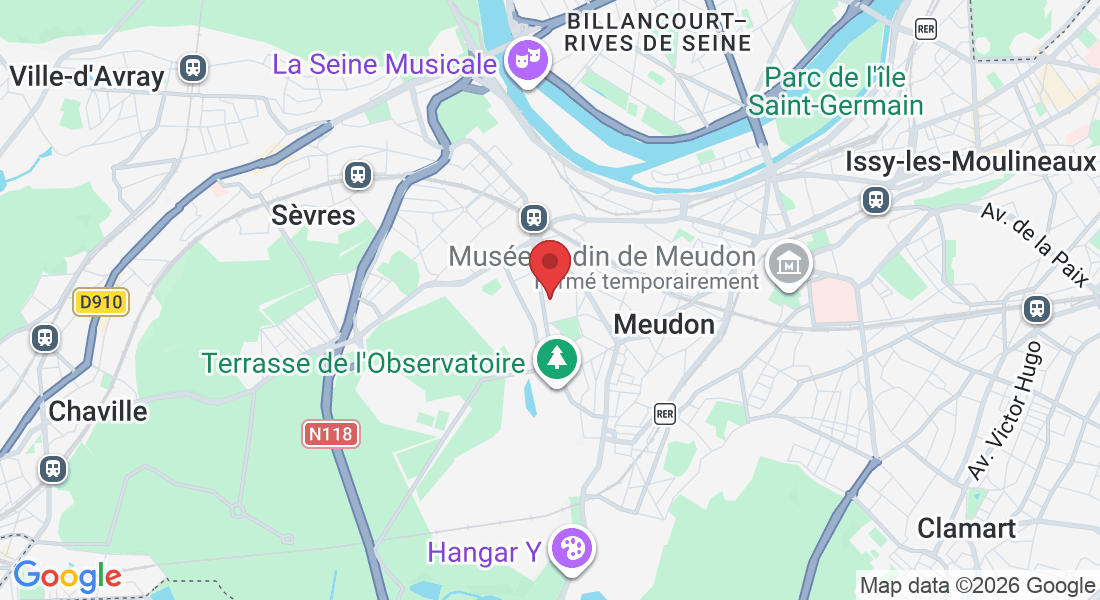 41ter Av. du Château, 92190 Meudon, France