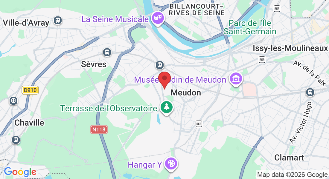 41ter Av. du Château, 92190 Meudon, France