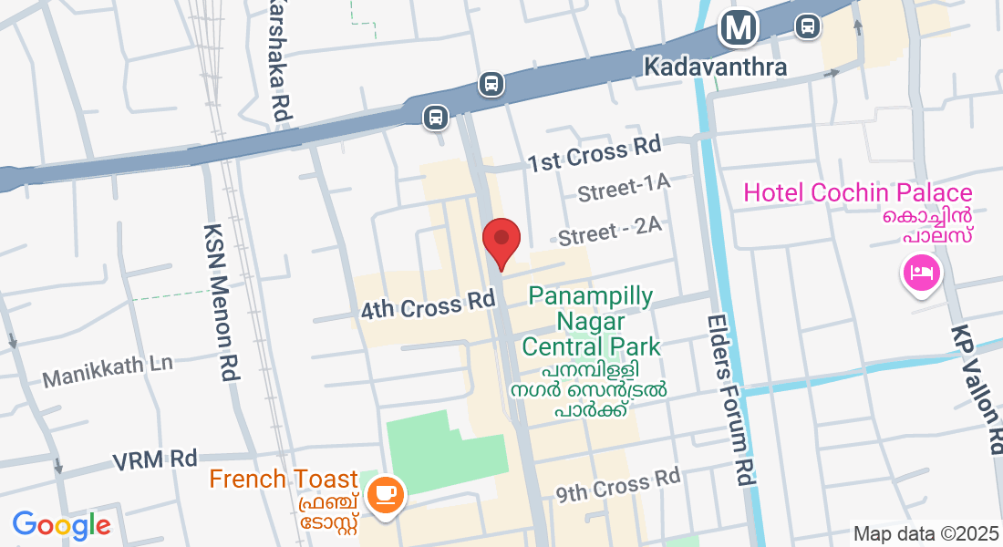 28/93A, Main Avenue, near DDRC SRL corporate office, Manorama Junction, Panampilly Nagar, Kochi, Kerala 682036, India