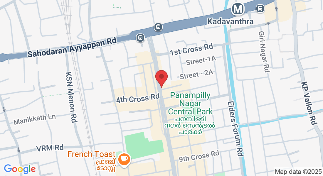 28/93A, Main Avenue, near DDRC SRL corporate office, Manorama Junction, Panampilly Nagar, Kochi, Kerala 682036, India