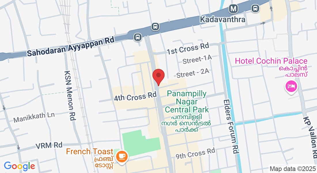 28/93A, Main Avenue, near DDRC SRL corporate office, Manorama Junction, Panampilly Nagar, Kochi, Kerala 682036, India