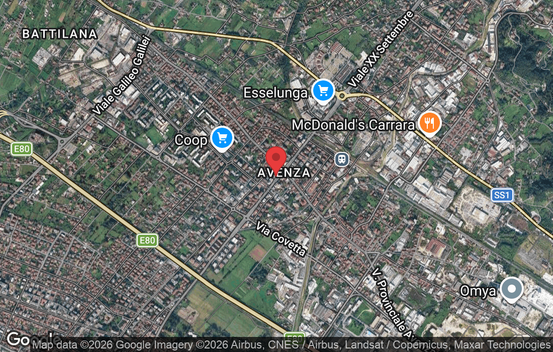 Viale XX Settembre, 209, 54033 Carrara MS, Italia