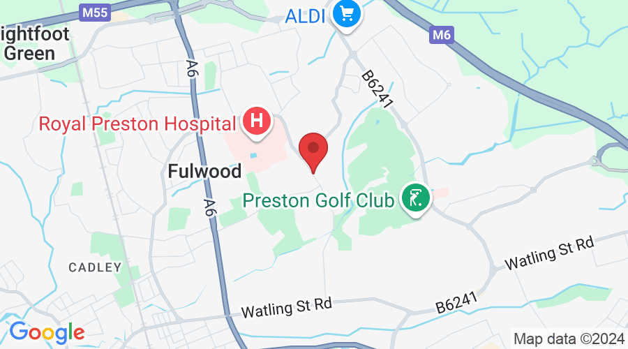 Sharoe Green Ln, Fulwood, Preston PR2, Storbritannien