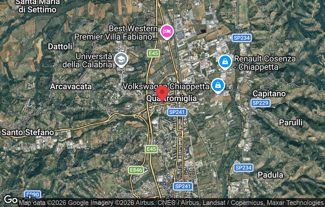 Via A. Avogadro, 87036 Quattromiglia CS, Italia