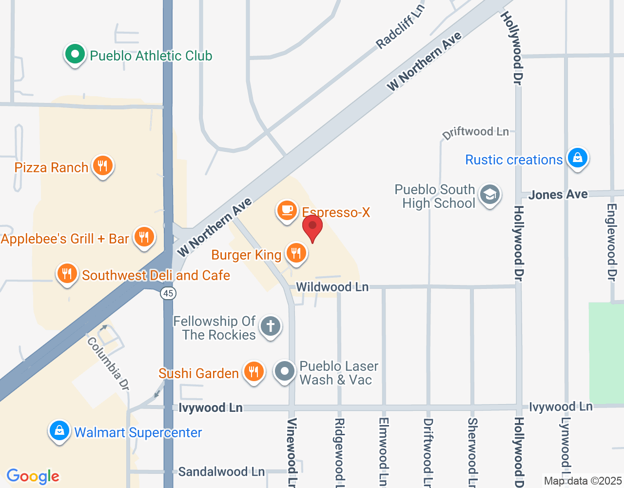1834 Vinewood Ln, Pueblo, CO 81005, USA