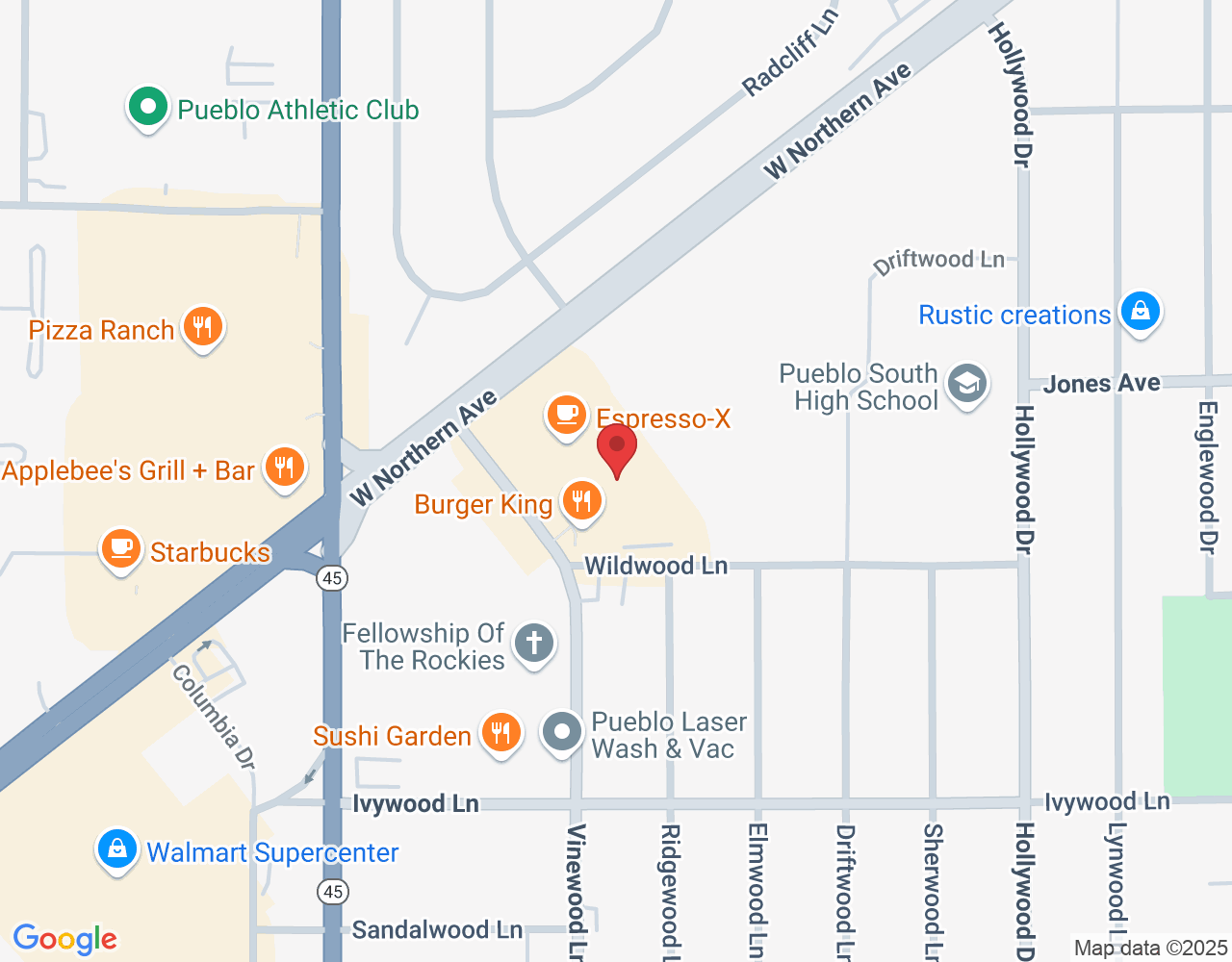 1834 Vinewood Ln, Pueblo, CO 81005, USA