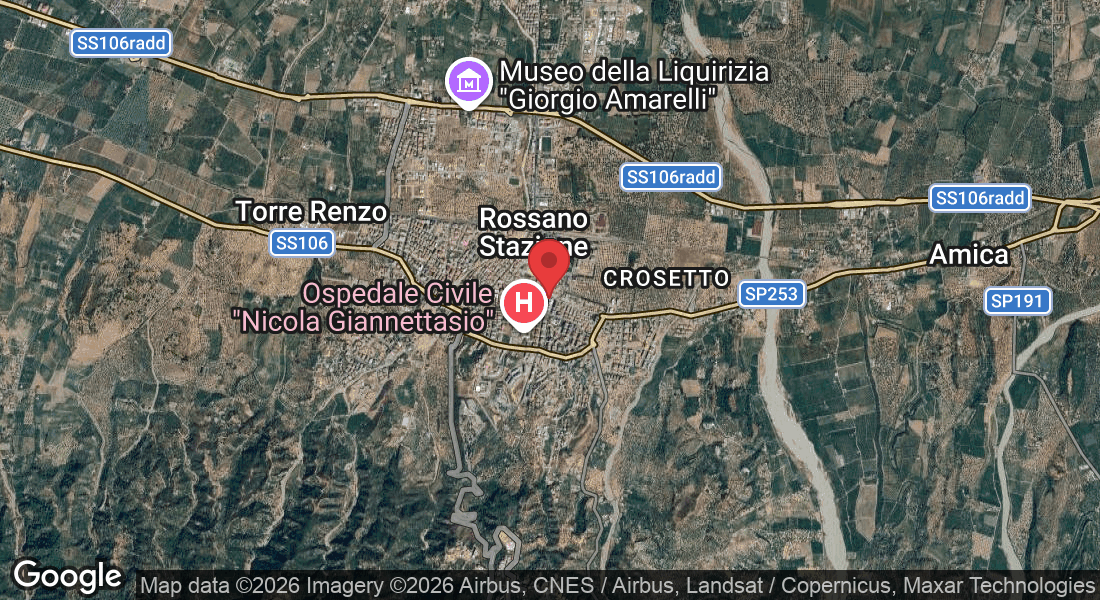 Via Nazionale, 140, 87067 Rossano Stazione CS, Italia