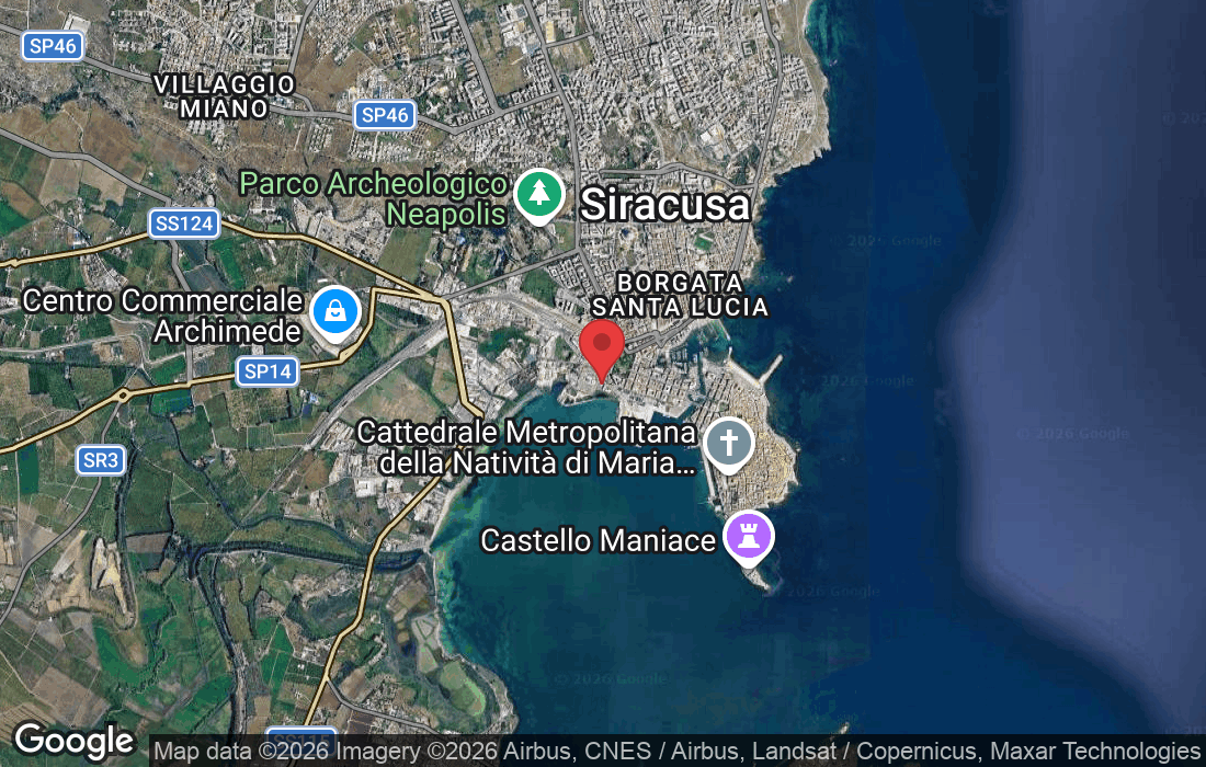Largo Gaetano Arezzo della Targia, 4/6, 96100 Siracusa SR, Italia