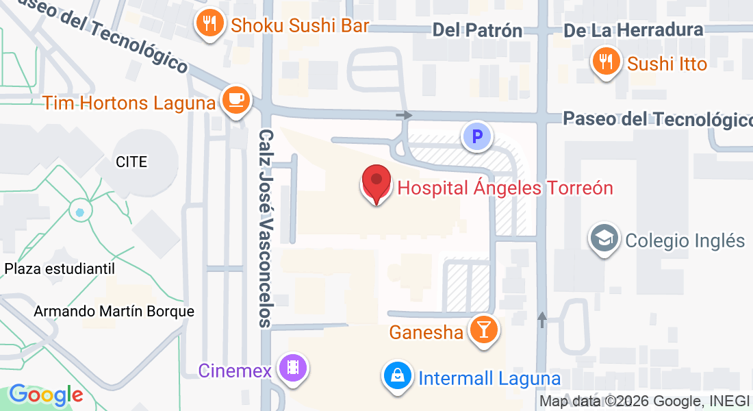 Paseo del Tecnológico 909, Residencial Tecnológico, 27250 Torreón, Coah., México