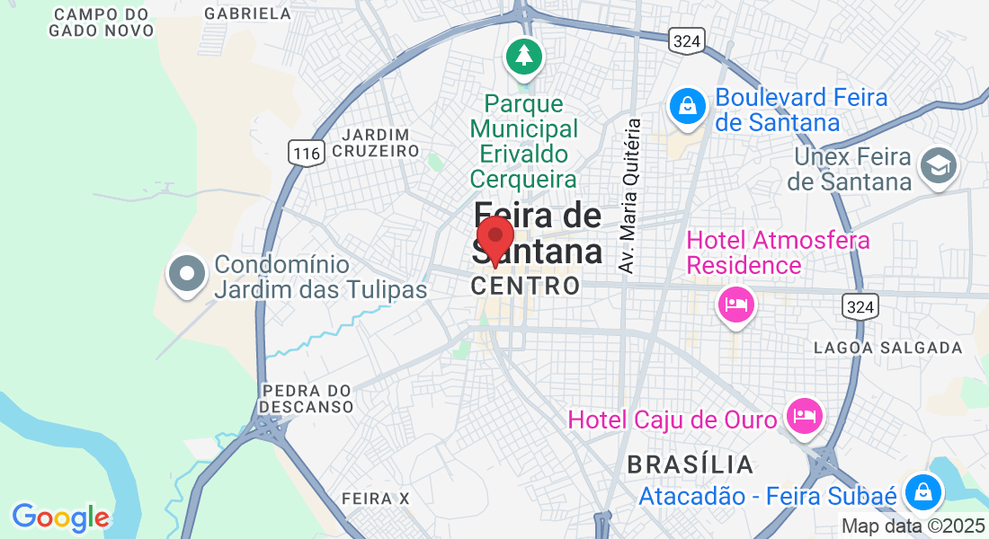 Rua Conselheiro Franco, 447 - Centro, Feira de Santana - BA, 44001-168, Brazil