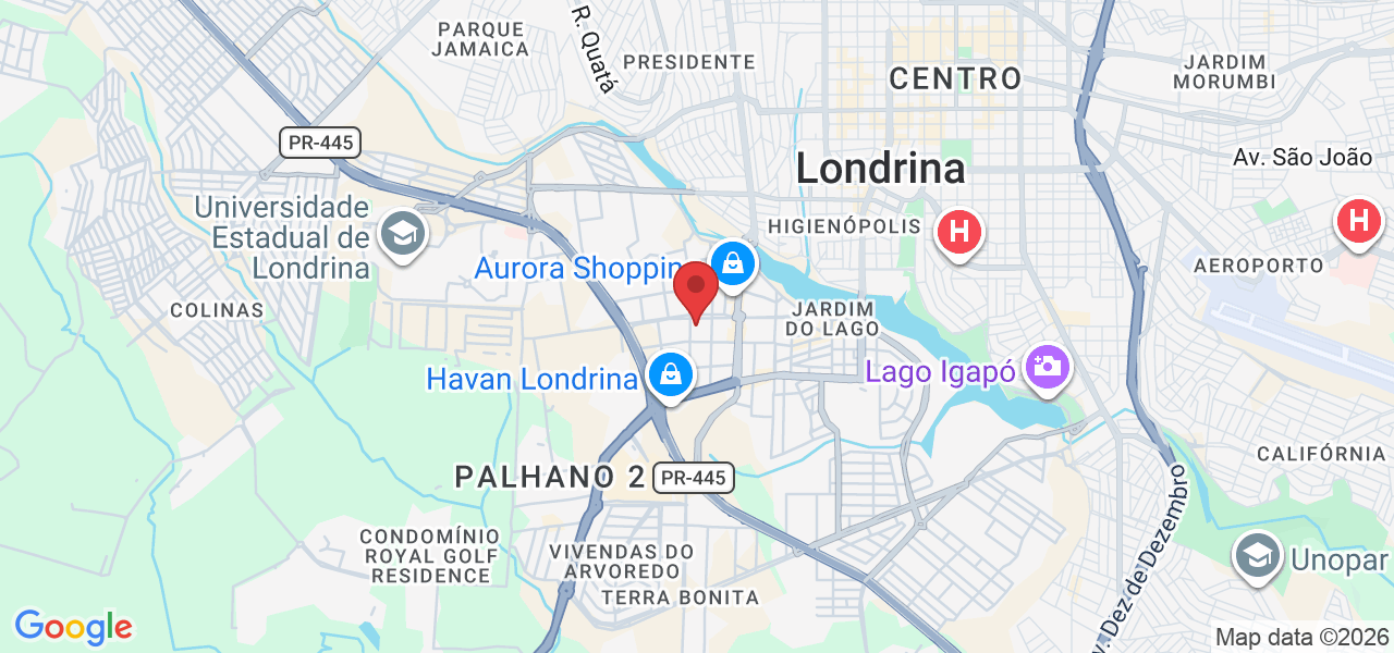 R. Maria Lúcia da Paz, 550 - Palhano 1, Londrina - PR, 86050-470, Brasil