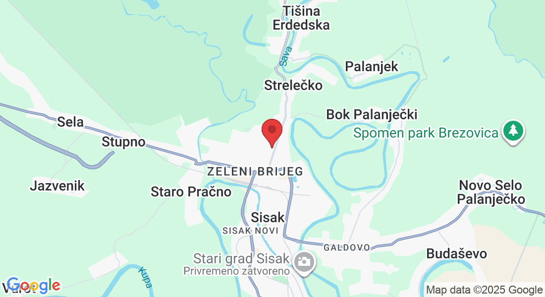 Ul. Nadbiskupa Posilovića 36, 44000, Sisak, Hrvatska