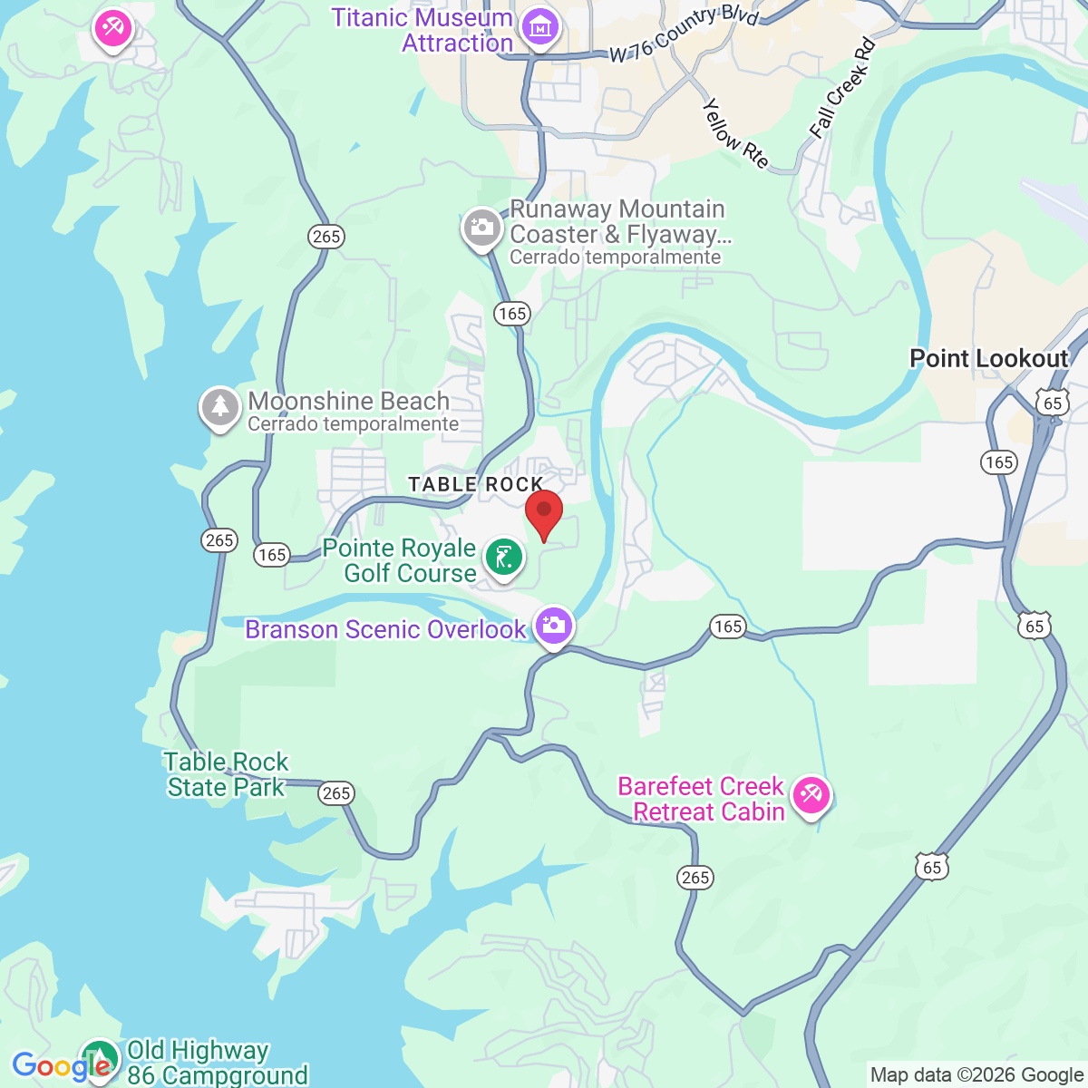 1914 Pointe Royale Dr, Branson, MO 65616, EE. UU.