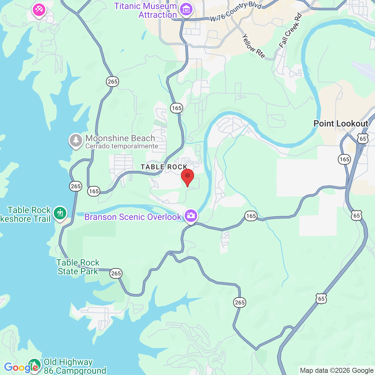 1914 Pointe Royale Dr, Branson, MO 65616, EE. UU.