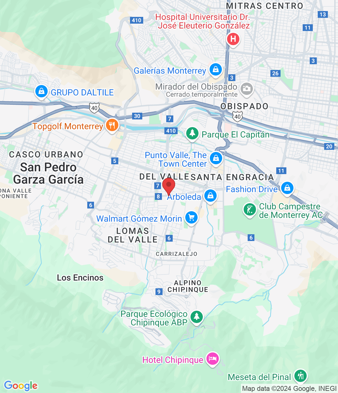 Av. José Vasconcelos 150, Sin Nombre de Col 7, 66220 San Pedro Garza García, N.L., México