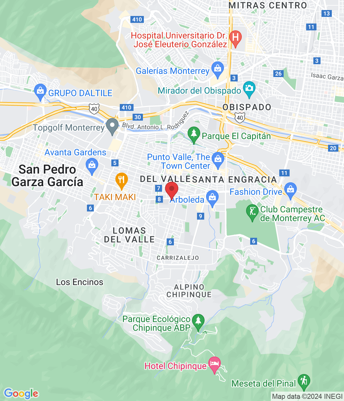 Av. José Vasconcelos 150, Col. del Valle, Sin Nombre de Col 7, 66220 San Pedro Garza García, N.L., México