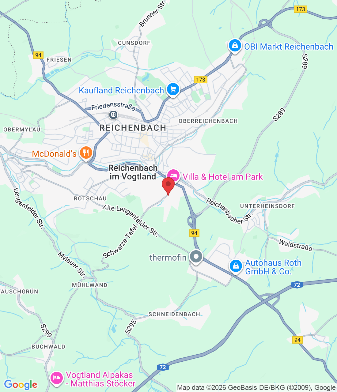 Plauensche Str. 37, 08468 Reichenbach im Vogtland, Deutschland