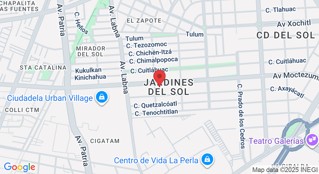 Av Moctezuma 4529, Jardines del Sol, 45050 Zapopan, Jal., Mexico
