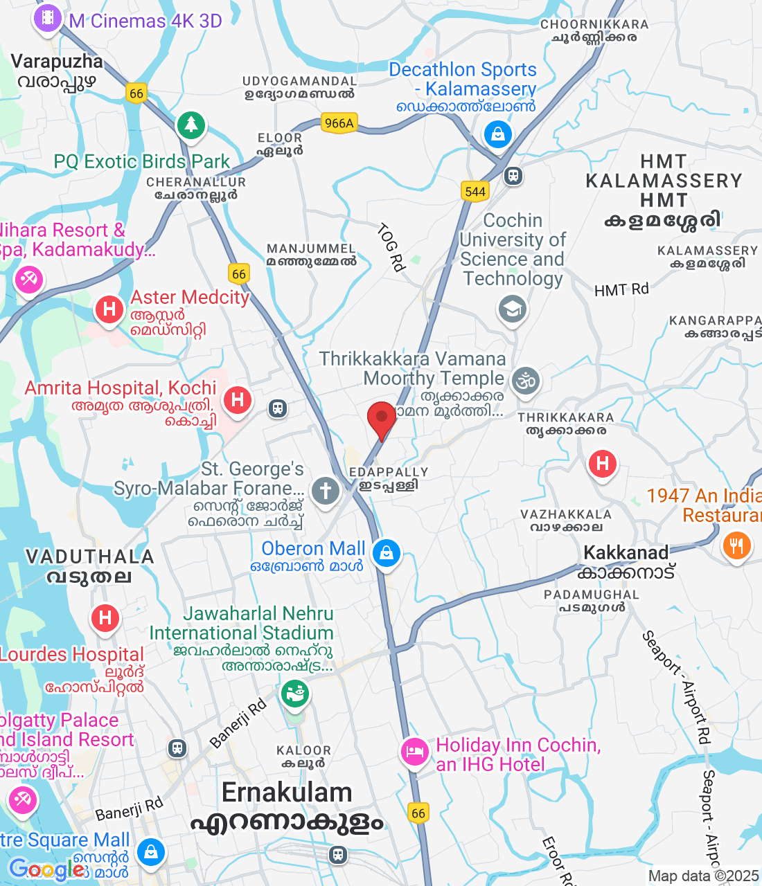 4th Floor, Metro Pillar Number 381, MI Arcade, Toll Junction, Unnichira, Koonamthai, Edappally, Kochi, Kerala 682024, India