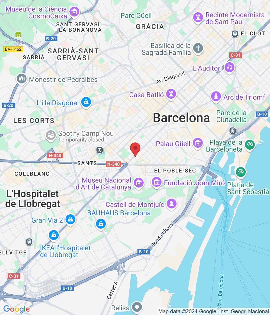 Gran Via de les Corts Catalanes, 412, L'Eixample, 08015 Barcelona, Spain