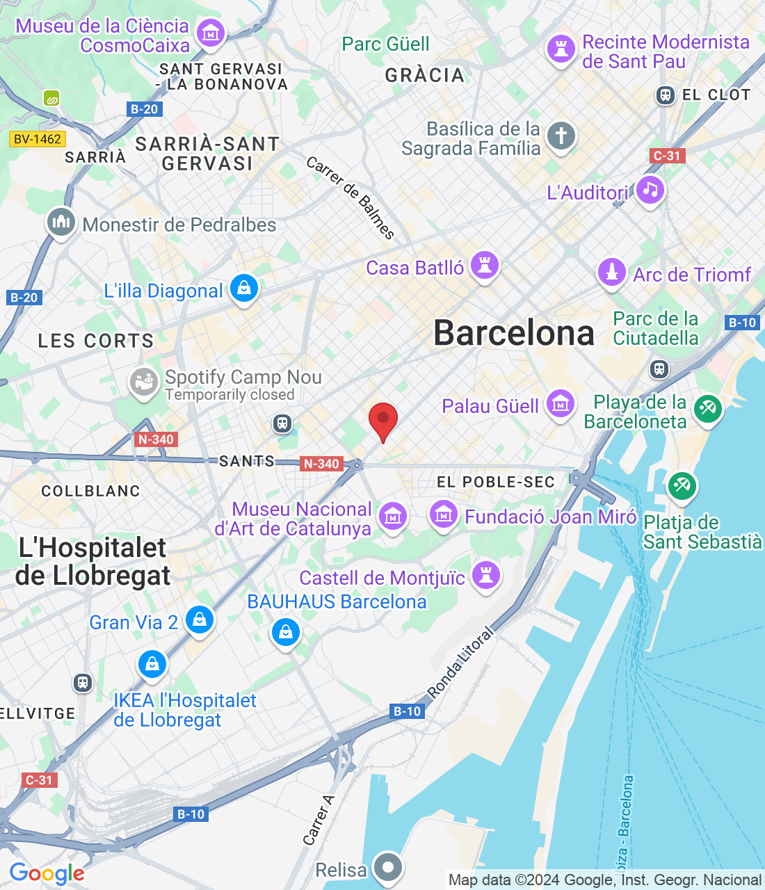 Gran Via de les Corts Catalanes, 412, L'Eixample, 08015 Barcelona, Spain