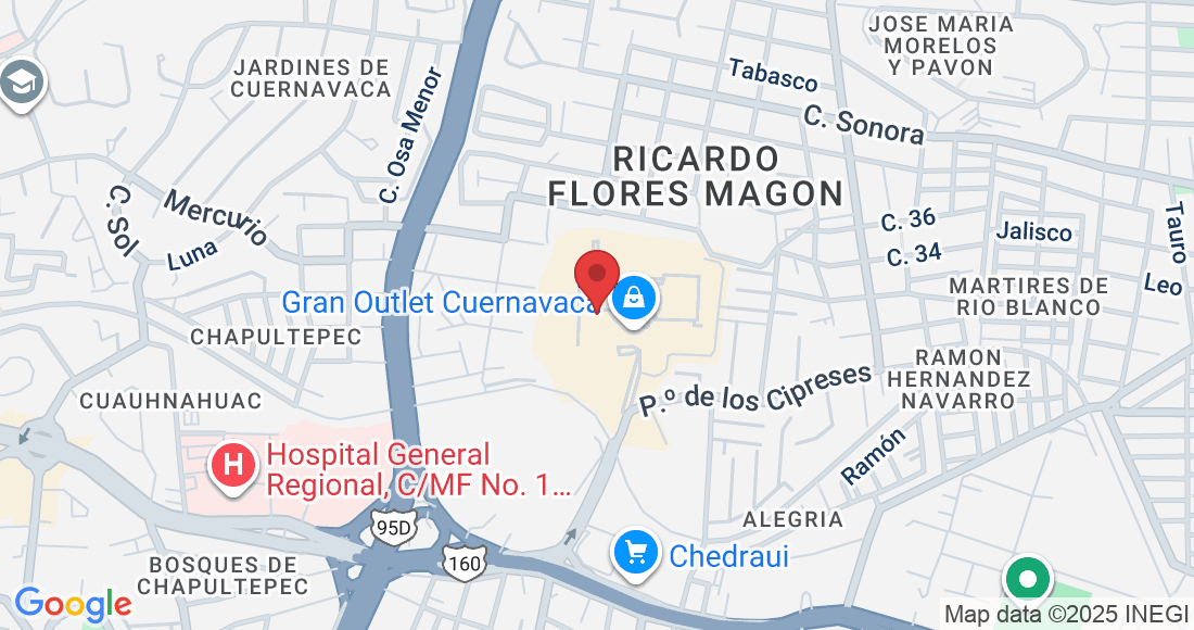 C. Jacarandas 103-Local 125, Ricardo Flores Magon, 62370 Cuernavaca, Mor., México