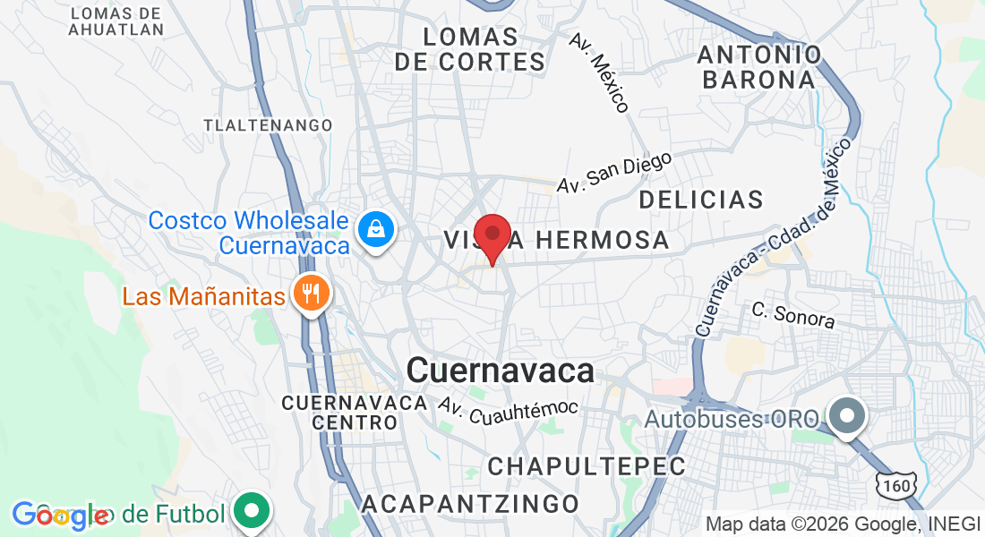 Av Río Mayo 304, Vista Hermosa, 62290 Cuernavaca, Mor., México