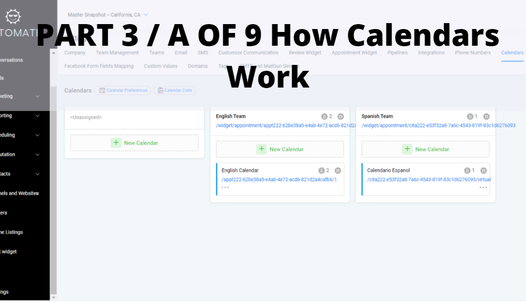How Calendars Work