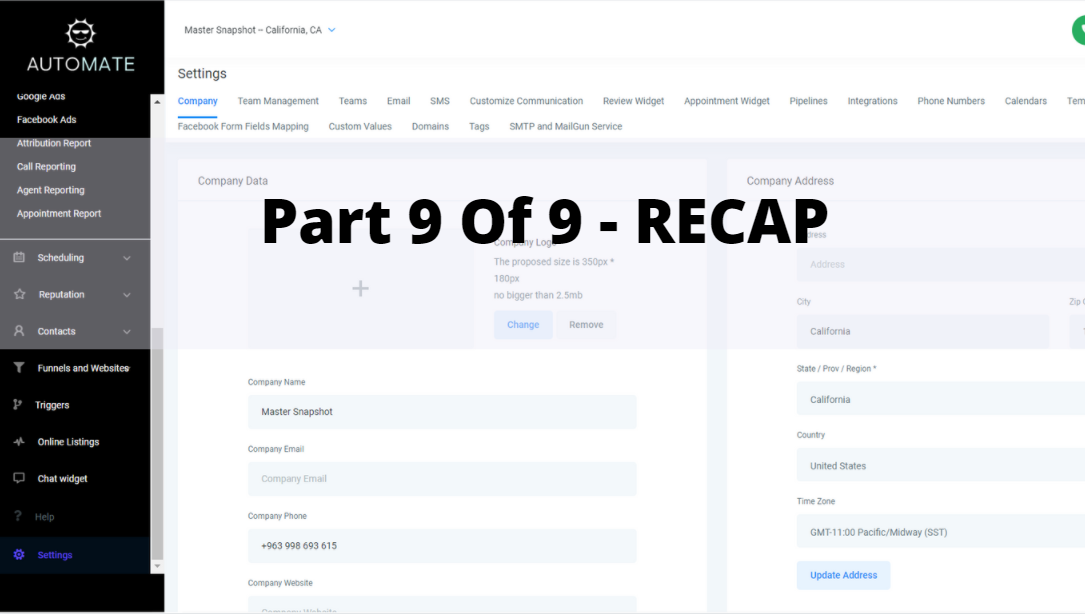 (Last Video),Recap
