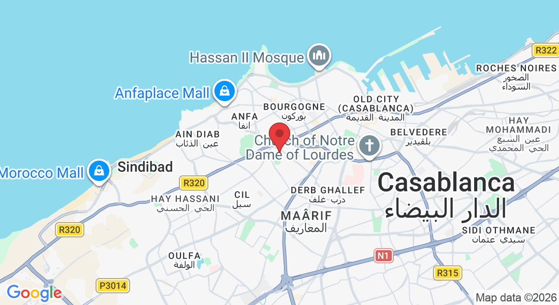 15 Rue Ali Abderrazak, Casablanca 20250, Morocco