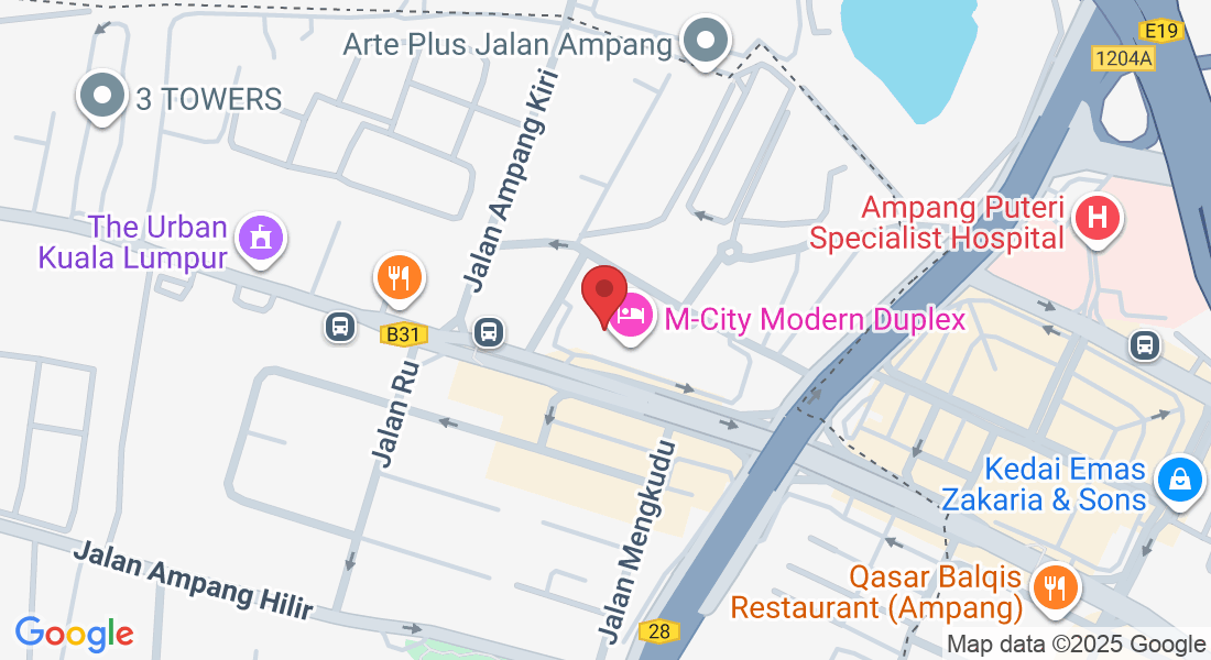 R-13A-2B, M-City Ampang, 2nd Floor, 326, Jln Ampang, Kampung Berembang, 50450 Ampang, Wilayah Persekutuan Kuala Lumpur, Malaysia