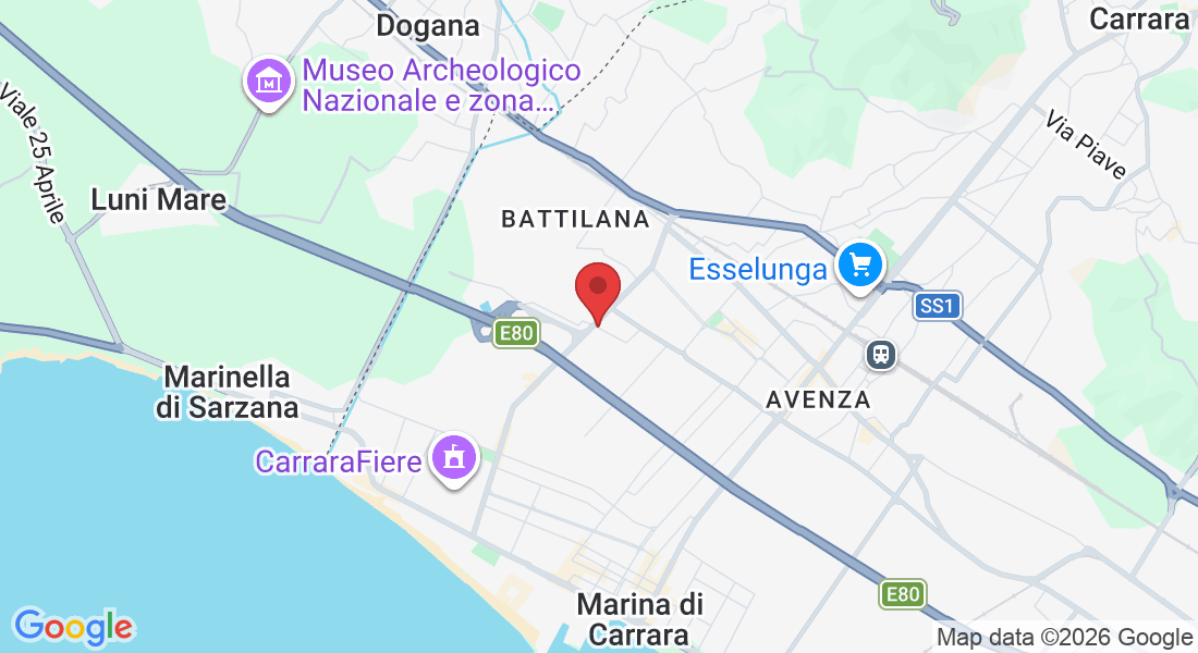 Viale Galileo Galilei, 40, 54033 Carrara MS, Italia