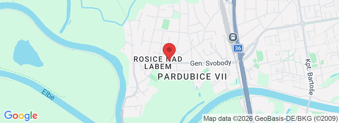 Gen. Svobody 181, 533 51 Pardubice VII-Rosice, Česko