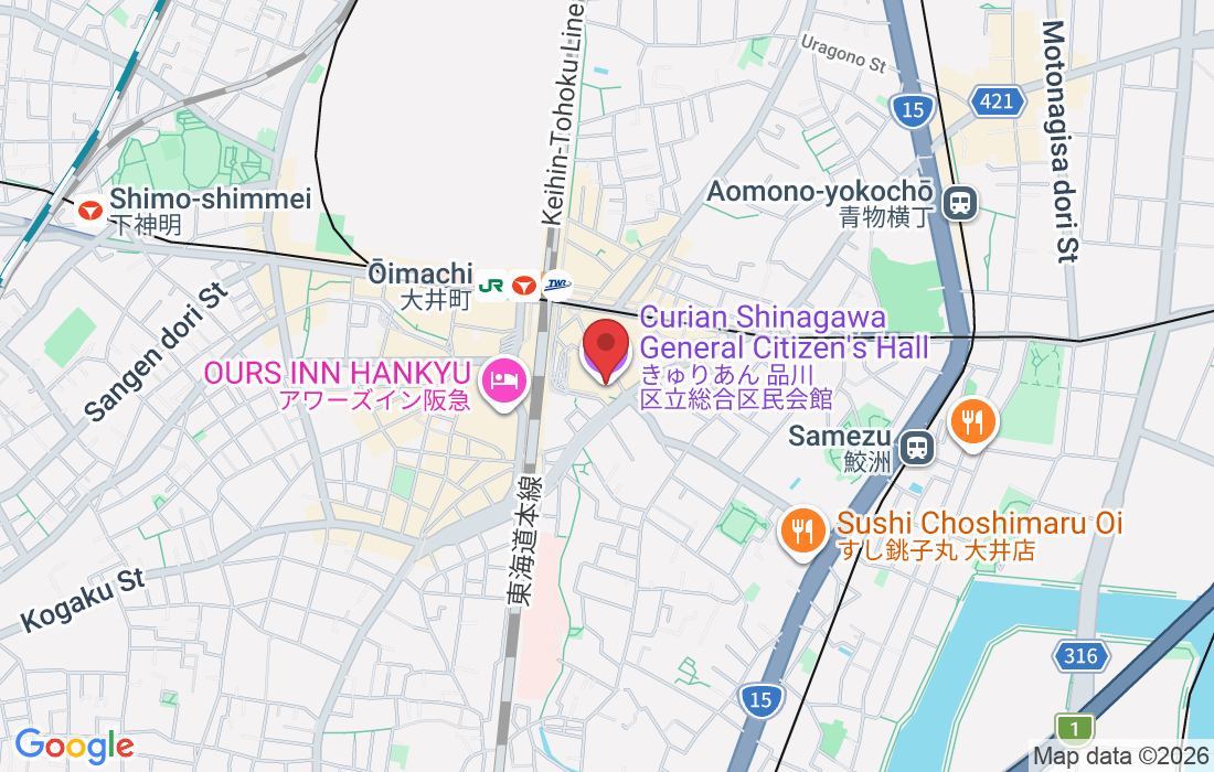 5-chōme-18-1 Higashiōi, Shinagawa City, Tokyo 140-0011, Japan