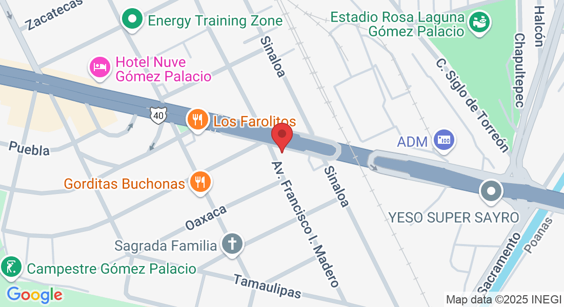 Blvd. Miguel Alemán 610, Las Rosas, 35090 Gómez Palacio, Dgo., México