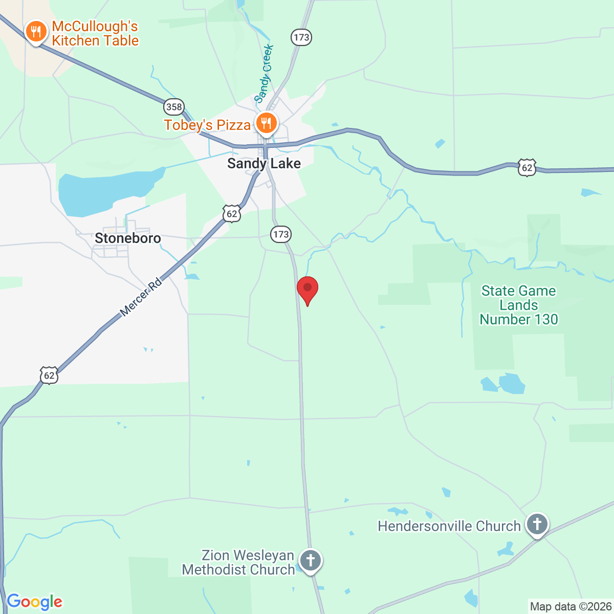 2960 Sandy Lake-Grove City Rd, Stoneboro, PA 16153, EE. UU.
