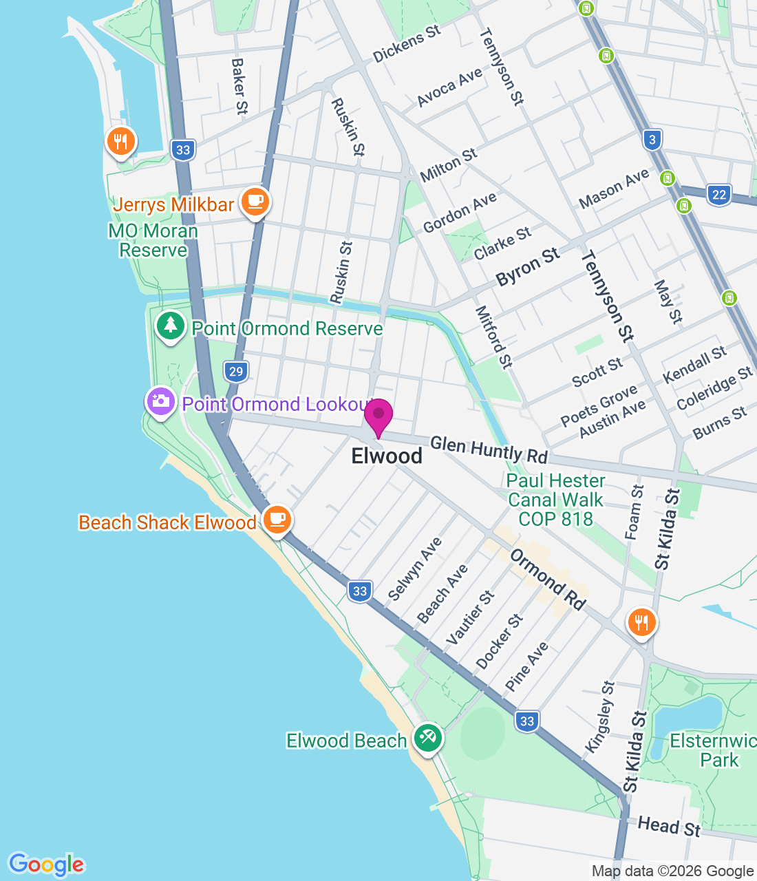 34 Glen Huntly Rd, Elwood VIC 3184, Australia