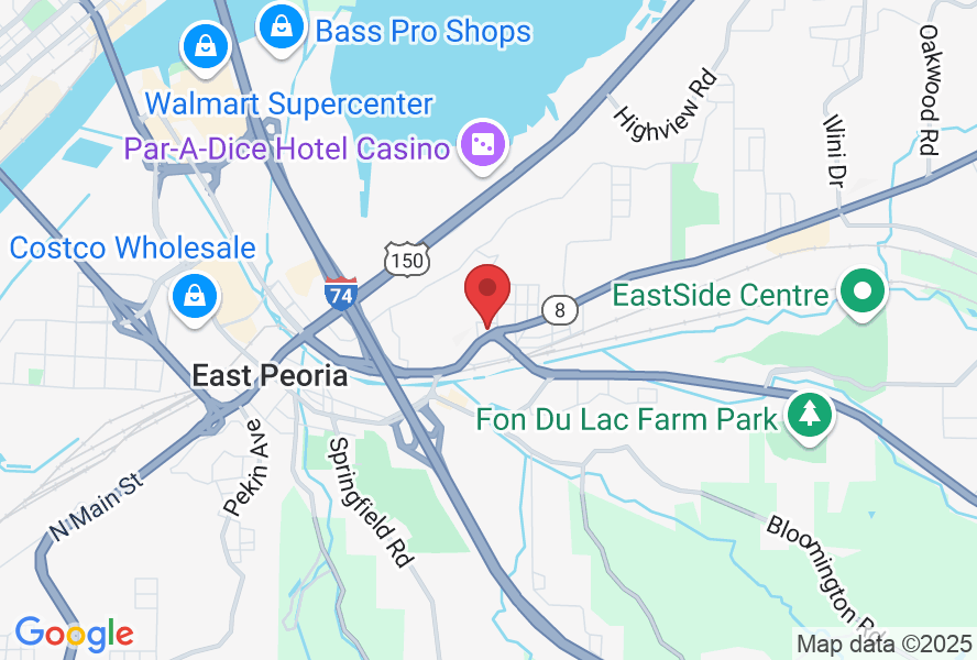 1109 E Washington St, East Peoria, IL 61611, USA
