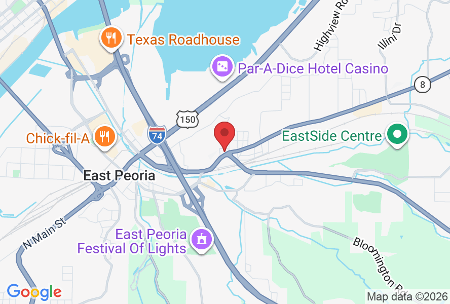 1109 E Washington St, East Peoria, IL 61611, USA