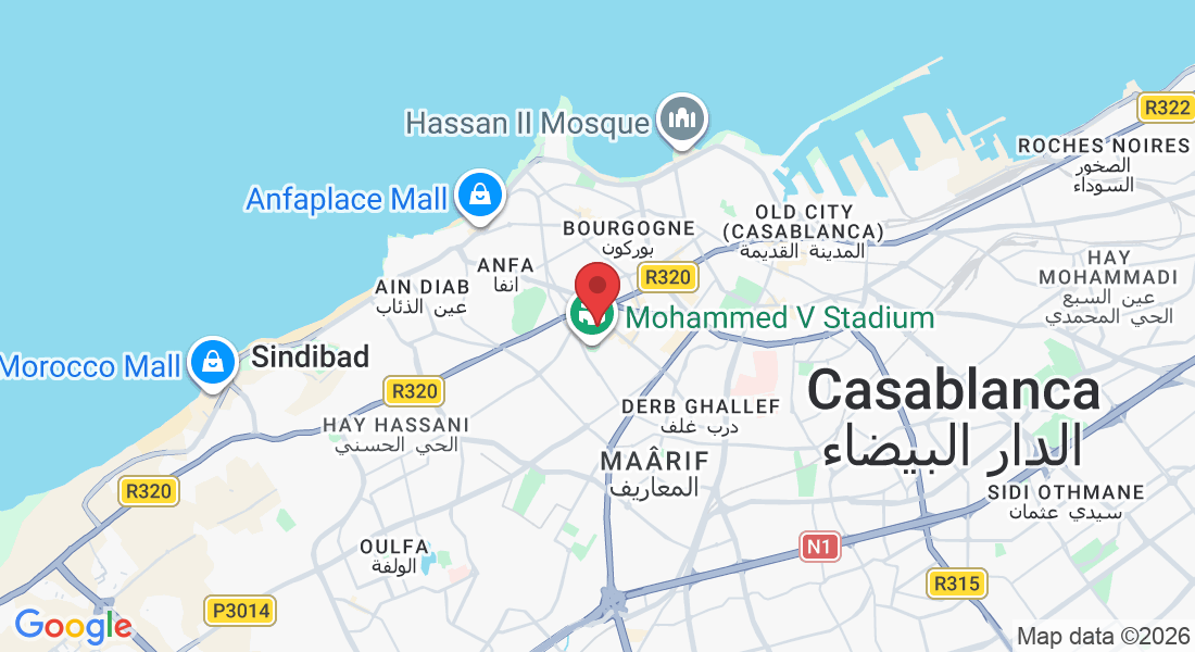 15 Rue Ali Abderrazak, Casablanca 20250, Morocco