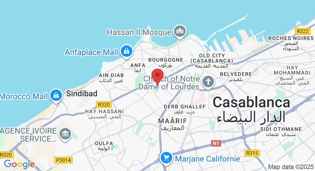 15 Rue Ali Abderrazak, Casablanca 20250, Morocco