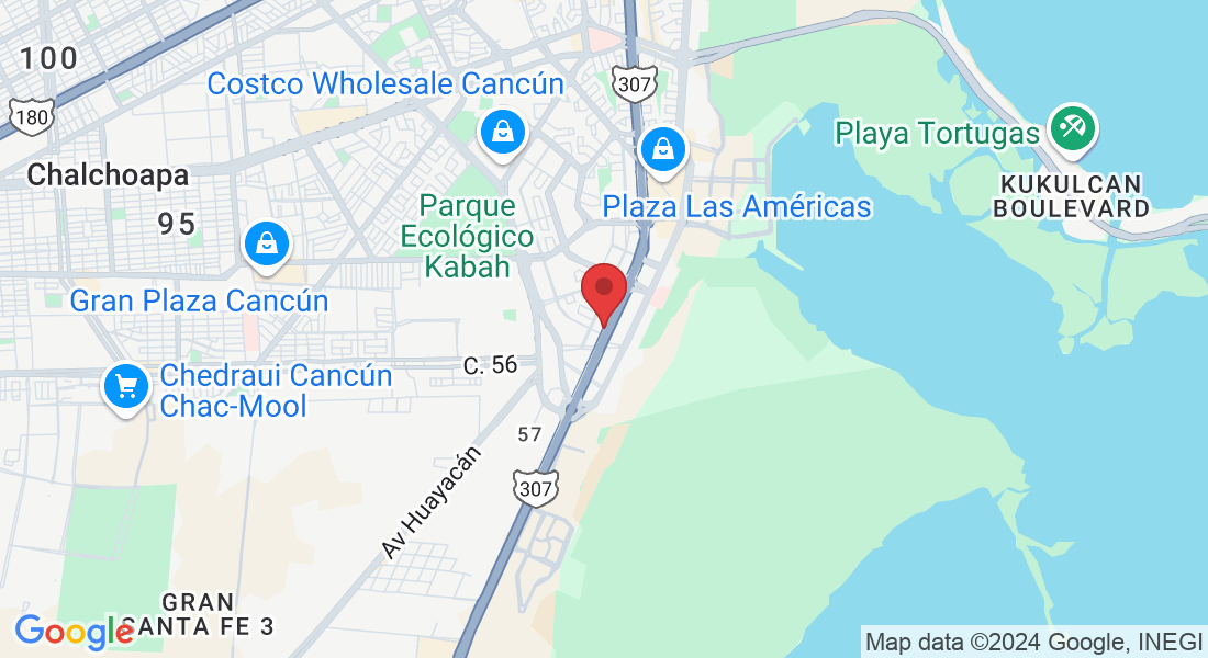 Av. Tulum, Lote 1, Mza. 1, SM. 12 Esq, Av Nizuc Fracc, Sta. María Siké, 77505 Cancún, Q.R., México