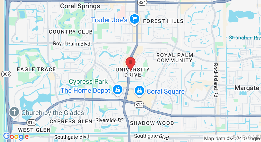 1515 N University Dr suite 222, Coral Springs, FL 33071, USA